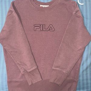 FILA Sweatshirt. Women’s size small. Dusty purple/mauve color.